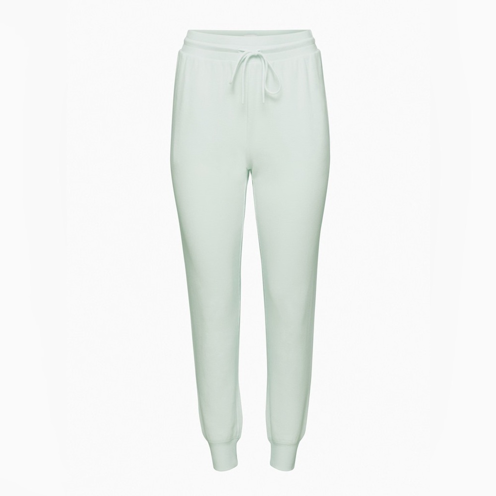 Aritzia Sunday Best Baby Waffle Jogger Size Snowmelt Blue
